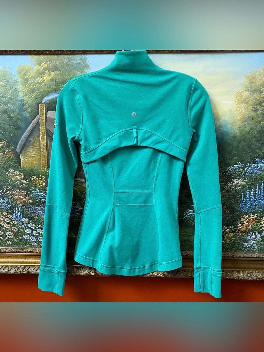 Lululemon Define Jacket Full Zip Luon Yoga Running Green Activewear Women’s Sz 2